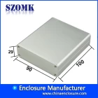 porcelana Carcasa electrónica de aluminio extruido 29 * 90 * 100 para PCB Caja de aluminio de precisión para acústica AK-C-C30 fabricante