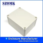 China Caixa de plástico ABS caixa impermeável IP68 caso de montagem na parede de SZOMK AK10515-A1 120 * 94 * 60mm fabricante