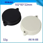 China ABS Round Plastic Instrument Housing stopgezet Yard Sensing Product Housing AK-N-88 fabrikant