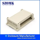 porcelana Plástico ABS PLC Din Rail Enclosure Electronic Switch Box para PCB AK80007 145 * 90 * 40 mm fabricante