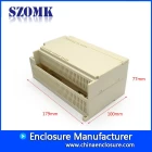 China AK-P-14 din rail enclosures with connectors and terminal block the control housing enclosur din 179x100x77mm Hersteller