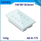 China Abs Injection Plastic Electronic Enclosure Oem Boxes Cable Connector Junction Box Moulded Enclosures Dustproof AK-R-175 manufacturer