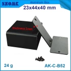 China Aluminum box enclosure case diy pcb instrument box electronic project enclosure fabricante