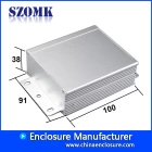 China Caixa de projeto Alumium caixa de gabinete extrudado caixa de alumínio fabricante