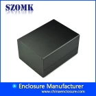 porcelana Gabinete de aluminio personalizado de fabricación de color negro popular para suministro de PCB AK-C-C36 83 * 120 * 155 mm fabricante
