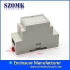China Caixa econômica do projeto do trilho do din szomk caixa de plástico eletrônica diy AK-DR-39 87 * 60 * 35mm fabricante