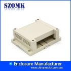 China Customizaed electronic plastic din rail enclosure box for electronic device with 115*90*41mm manufacturer