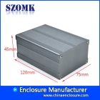 Cina Personalizzato scatola di giunzione alluminio pcb involucro scatolare progetto elettrico alloggiamento separato C9 produttore