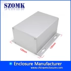 China Customized extruded aluminum PCB board enclosure industrial junction box for power supply AK-C-A43 130*120*65mm manufacturer