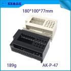 중국 DIN 레일 플라스틱 박스 PLC 전자 장치 프로젝트 인클로저 AK-P-47 제조업체
