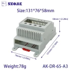China Din Rail Project Box Electronics Enclosures AK-DR-65-A3 manufacturer