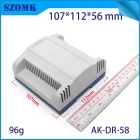 Cina Cabinet DIN Cabinet Szomk PCB Custodia in custodia con guida DIN all'interno AK-DR-58 produttore