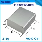 China Free Length Custom Color Anodized Extruded Aluminum Enclosure Box AK-C-C4144*90*100mm fabricante