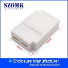 China Guangdong abs plastic electronic controller enclosure size 124*79*30mm manufacturer