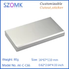 Cina High Quality Aluminum Junction Box for Electronic AK-C-C66 16*67*110mm produttore