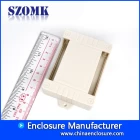 China High quality wall mounting enclosure plastic din rail case for electronic PCB AK-P-28 80*62*29mm manufacturer