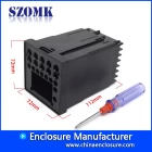 China Venda quente de plástico personalizado caixa de gabinetes de eletrônica de trilho din projeto instrumento AK-DR-54 112 * 72 * 72mm fabricante