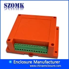 China Hot selling din rail industry enclosure with teminal block from szomk with 115(L)*90(W)*40(H)mm AK-P-03C manufacturer