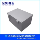 China IP66 waterproof die cast aluminum enclosure for electronic metal box size 330*230*180mm manufacturer