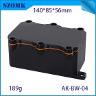 China IP68 PC Material V1 Kunststoff wasserdichtes Box Outdoor Junction Box UV -Schutzgehäuse 140*85*56 mm Hersteller