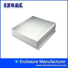 China Manufacture heatsink extruded aluminum enclosure battery box for power supply AK-C-A15 250*250*74mm manufacturer