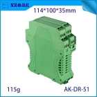 الصين تصميم جديد DIN DIN PLC Junction Box Terminal Conninal AK-DR-51 114 × 100 × 35 مم الصانع