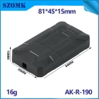 China Plastic doos maken van machine-PCB's kan worden gepositioneerd in het onderste ABS-materiaal Case voor elektronische AK-R-190 fabrikant