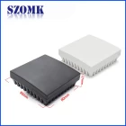 China SZOMK 80 X 80 X 27 mm square junction pcb custom plastic enclosure factory manufacturer