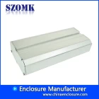 China Caixas de alumínio da extrusão de SZOMK para o equipamento da eletrônica / AK-C-B71 / 25 * 54 * 110mm fabricante