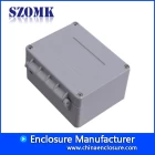 China SZOMK Die-cast aluminum hinge cover waterproof AK-AW-28 100*68*50mm workplace manufacturer