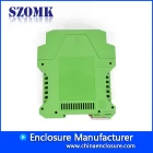 중국 SZOMK 딘 레일 모듈 형 전자 악기 플라스틱 인클로저 기판 공급 AK-DR-51 114 * 100 * 35mm 제조업체