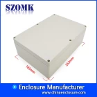 porcelana Caja de conexiones de plástico SZOMK IP65 a prueba de agua para electrónica AK-B-6 263 * 185 * 95 mm fabricante