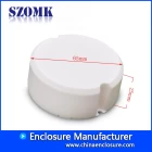 China SZOMK LED driver box round abs plastic enclosure for electronics AK-37 65*25mm manufacturer