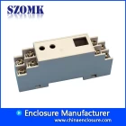 porcelana SZOMK abs caja de conexiones de carril din de plástico caja de caja electrónica para placa PCB AK-DR-33 95X41X25mm fabricante