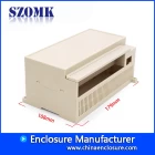 China SZOMK abs plastic enclosure PCB board holder junction box for electronics AK-P-34 300x110x60mm manufacturer