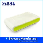 中国 SZOMK absプラスチック製品/ AK-H-37a / 141 * 76 * 36mmプラスチックハンドヘルドエンクロージャ メーカー