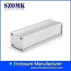 Chine Boîtier de générateur électrique en aluminium sur mesure de SZOMK pour projet industriel AK-C-B67 29.5 * 38 * 100mm de carte PCB fabricant