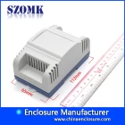 China SZOMK benutzerdefinierte DIN-Schienengehäuse elektronischen Verteilerkasten Leiterplattenhalter Gehäuse für industrielle Steuerung AK-DR-59 112 * 65 * 56mm Hersteller