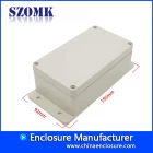 porcelana Caja de conexiones eléctricas al aire libre a prueba de agua SZOMK ip65 para pcb AK-B-12 195 * 92 * 61 mm fabricante