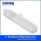 China SZOMK transparent small plastic enclosure USB case for LED lights AK-N-51 73*18*8mm manufacturer