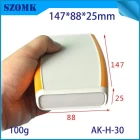 porcelana Shenzhen 147 X 88 X 25 mm de mano caja de plástico del empalme de encargo eléctrico de suministro fabricante