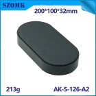 China Small Standard Plastic Electronic PCB Enclosure Junction Box by szomk AK-S-126 manufacturer