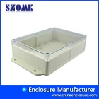 porcelana Szomk carcasa de plástico para montaje en pared caja de control caja de proyecto electrónico AK10020-A2 283 * 165 * 66 mm fabricante