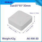 China Gateway Switch Housing Smart Home Router Plastic Shell Electronic Equipment Chassis Box AK-NW-80 manufacturer