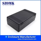 China Caixa abs preta de plástico para eletrônicos pcb conectores projeto caixa AK-S-88 fabricante