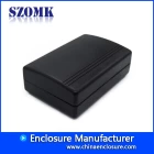 中国 黒プラスチックジャンクションボックス電気エンクロージャー電子機器PCBボックスプラスチックエンクロージャー電子ケース メーカー