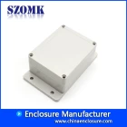 China custom abs plastic box plastic housing for power supply cable junction box with ear 115*88*55MM manufacturer