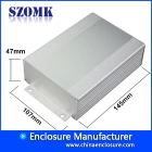 Китай Пользовательский алюминиевый корпус проекта коробки для печатной платы AK-C-C20 47 * 107 * 145 мм производителя