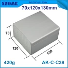 China custom electronic box aluminum extruded pcb enclosure AK-C-C39 70*120*130mm manufacturer