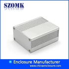 China factory price extruded aluminum enlcosure customized electronic box size 35*65*75mm manufacturer